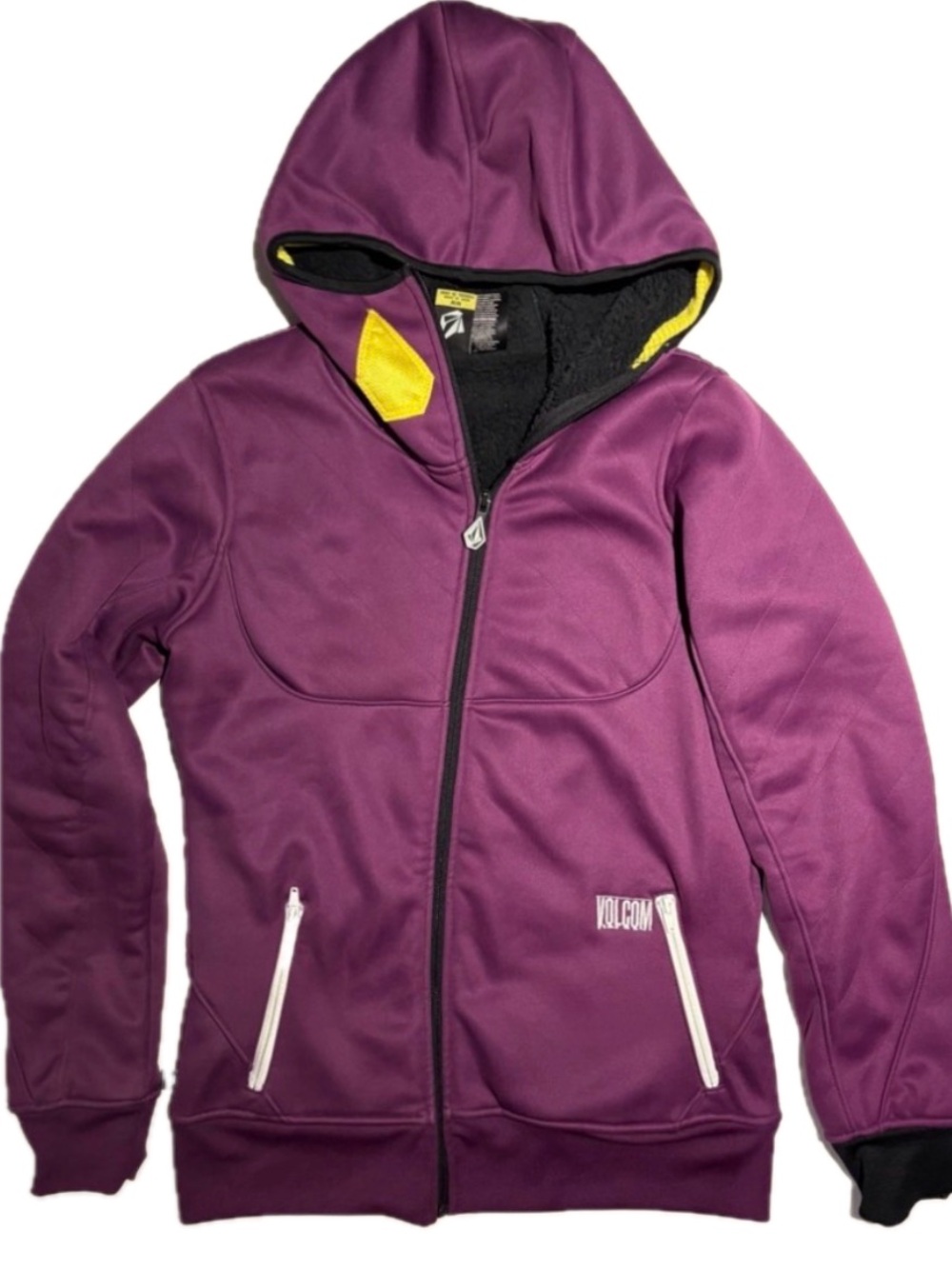Volcom Nimbus TDS Snowboard Jacket - Purple & Yellow Size Medium